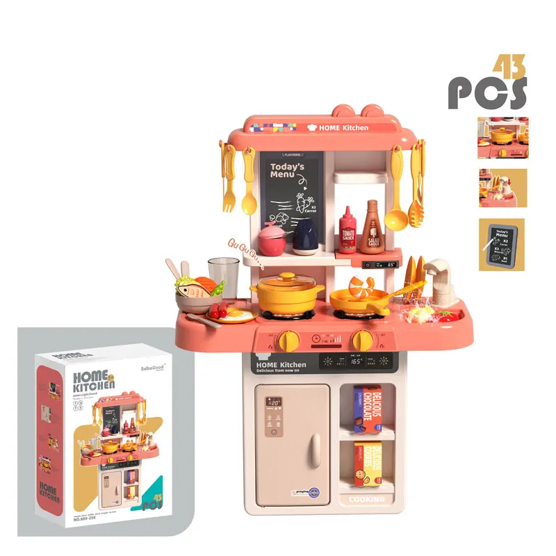 Высокое качество Новое поступление хорошая распродажа 43 шт. большой кухонный набор для детей забавный игрушка играющая