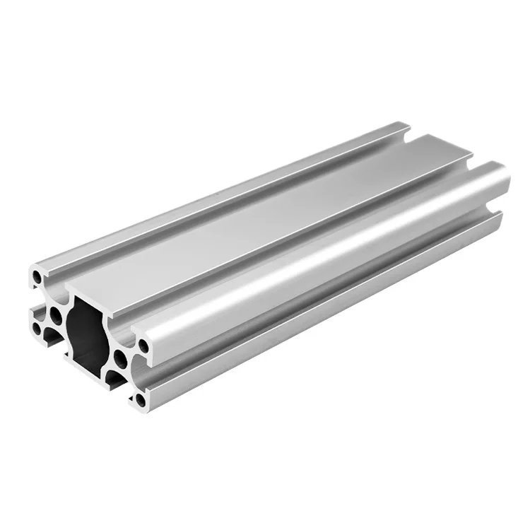 2550 Industrial Extruded Aluminum Profiles Suitable for Assembly Line Automation Bracket Assembly Drilling and Cutting Services