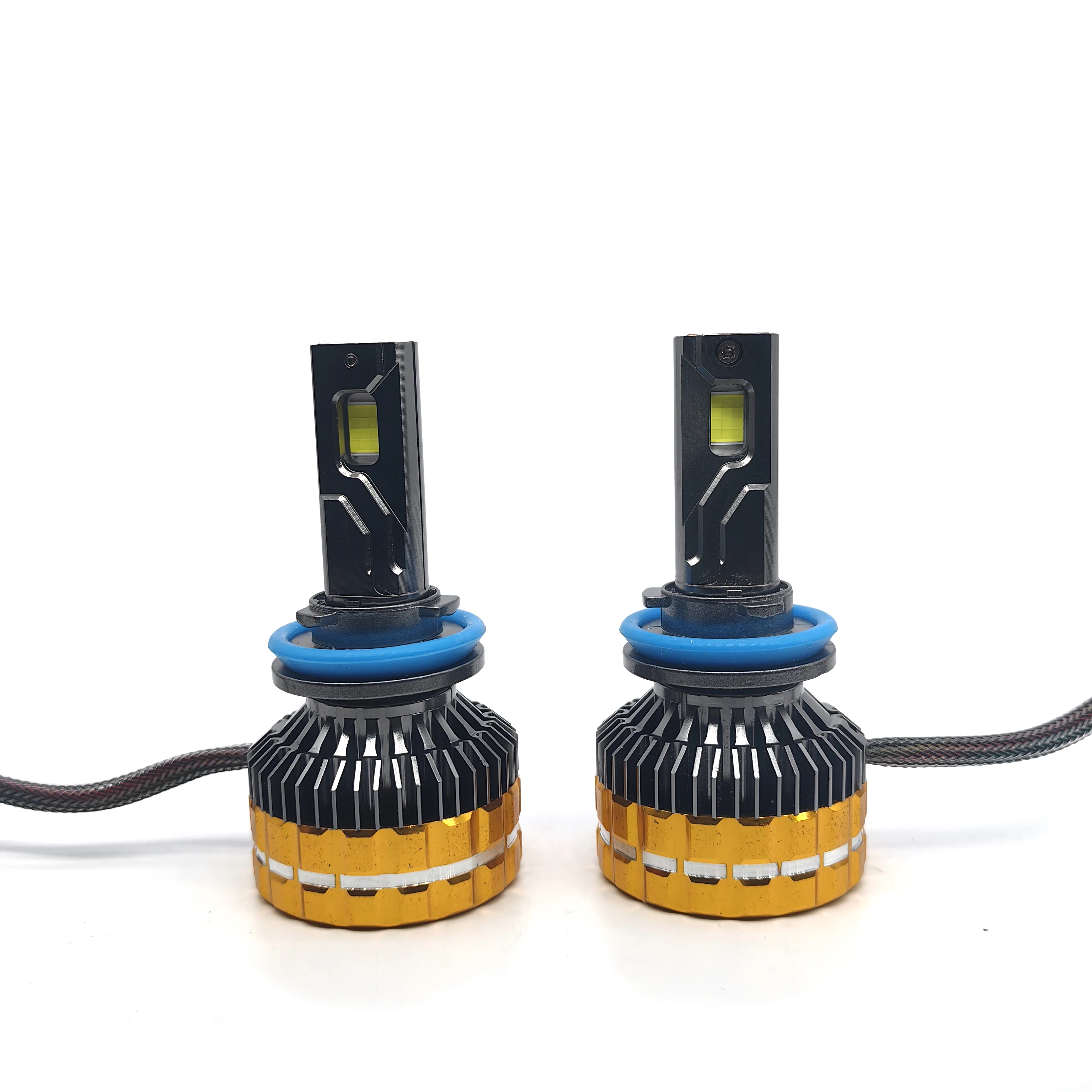 Remote Control Power Change Four Cooper Tubes Led Headlight Bulb H7 K300 H4 Led 9006 and 9005 Headlight Bulbs for Cars
