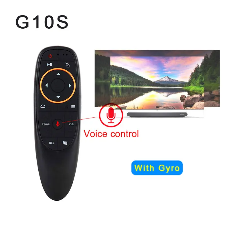 Télécommande Vocale Gyroscope 2.4G Avec Micro - Pour Box TV X96, Neuf, Portée 10m