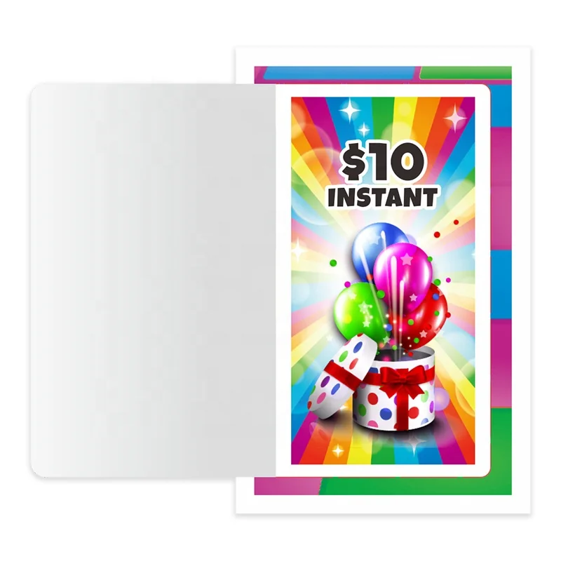 Custom Multi Window Circle Rectangle Recyclable Pull Tab Offset Printing Lottery Games Instant Girly Pull Tabs Lottery