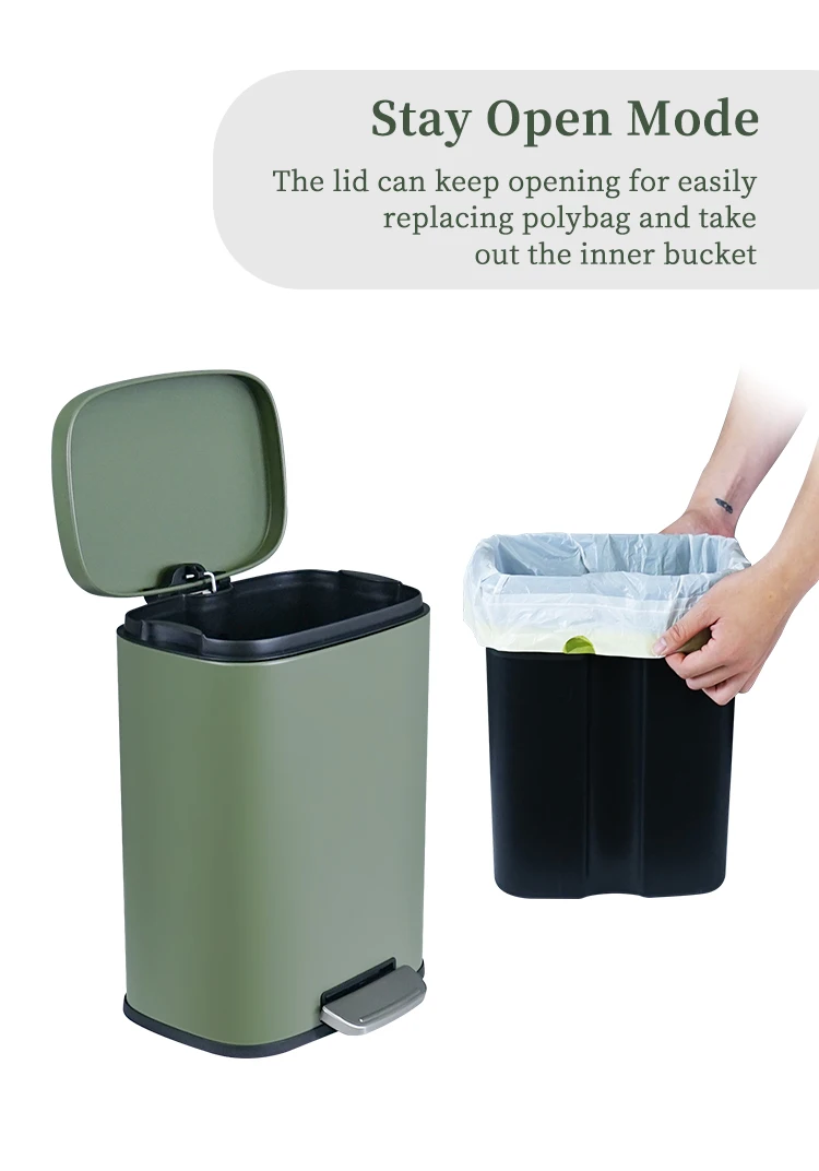 Customized Multiple Colors 5l 12l 30l 50l 13 Gallon Kitchen Trash Cans