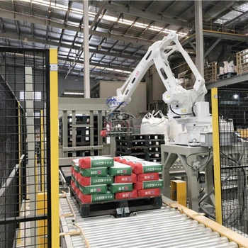 High Speed Automatic Pick and Place Robot Palletizer Stacking Robot for Bags and Cartons