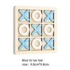 Échecs XO bleus