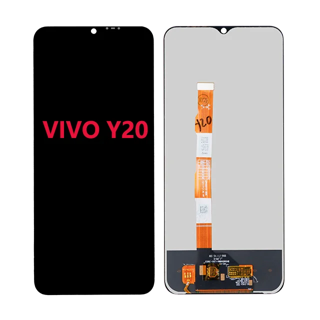 Original Mobile Phone Screen for Vivo Y20 Y20i Y20t Y12s LCD Display Touch Digitizer Replacement Parts  6.51 for Vivo Y20 Y20A