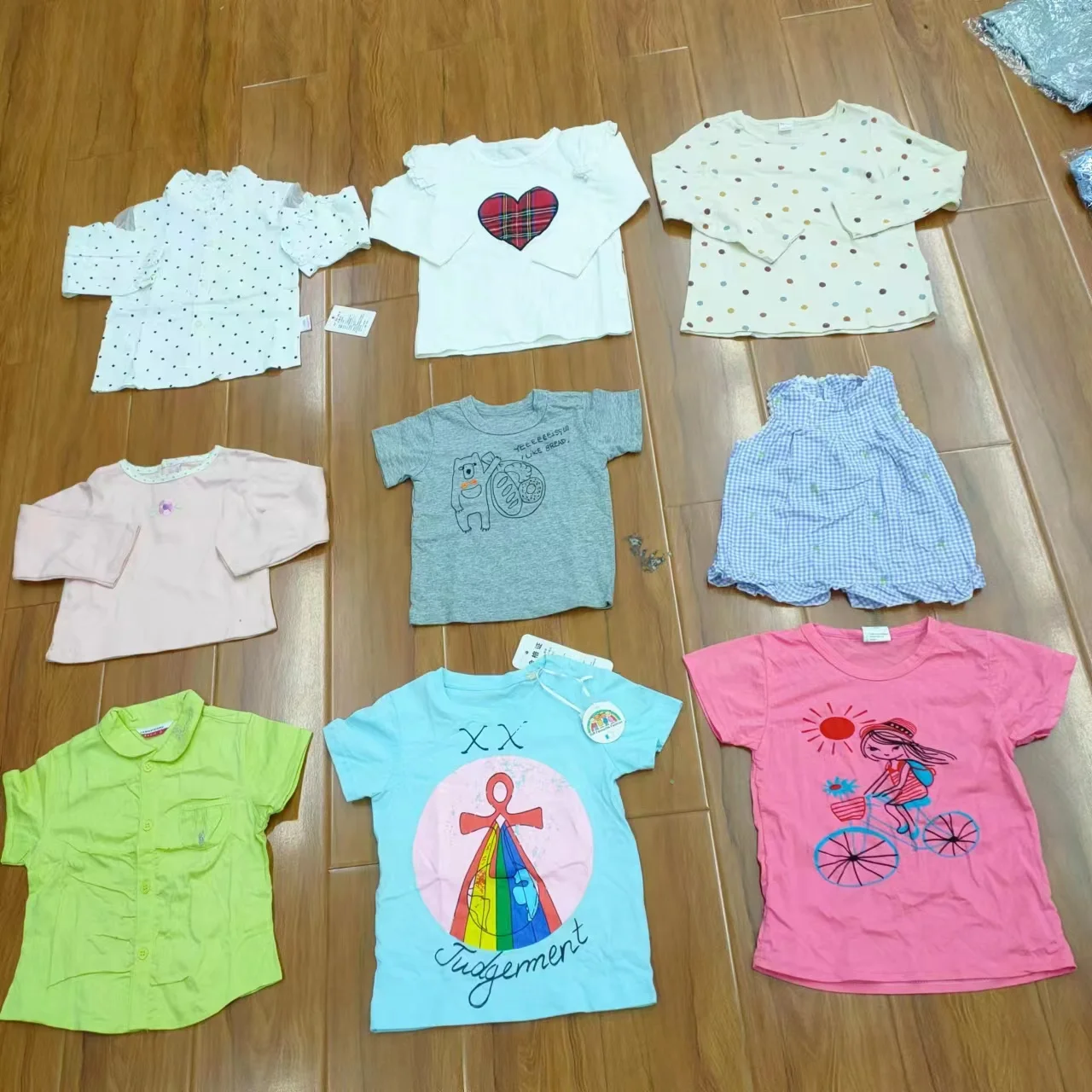 Kids Long Sleeve Cotton T-shirts Children Various Cartoon Clothes Tops ...