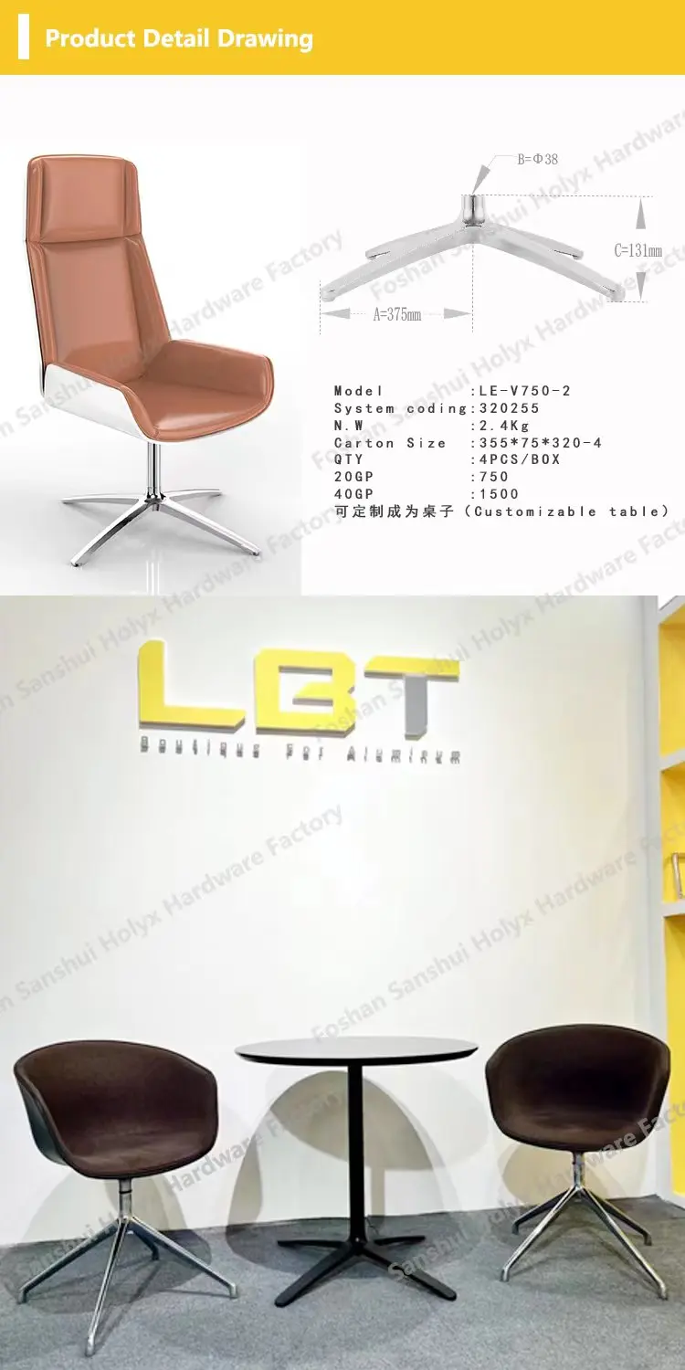 Metal Dining Tulip Table Base Aluminium Brass Coffee Metal Dining Table