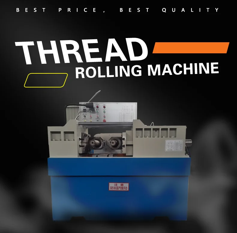 Automated Rod Threading Machine Bolt And Nut Thread Making Machine M8 ...