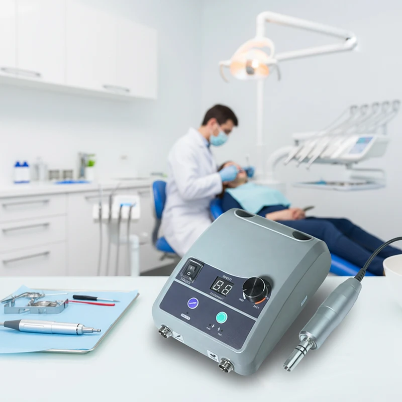 2027 AT-CM-031 dengan A19 200W 50000rpm Mikromotor Laboratorium Gigi