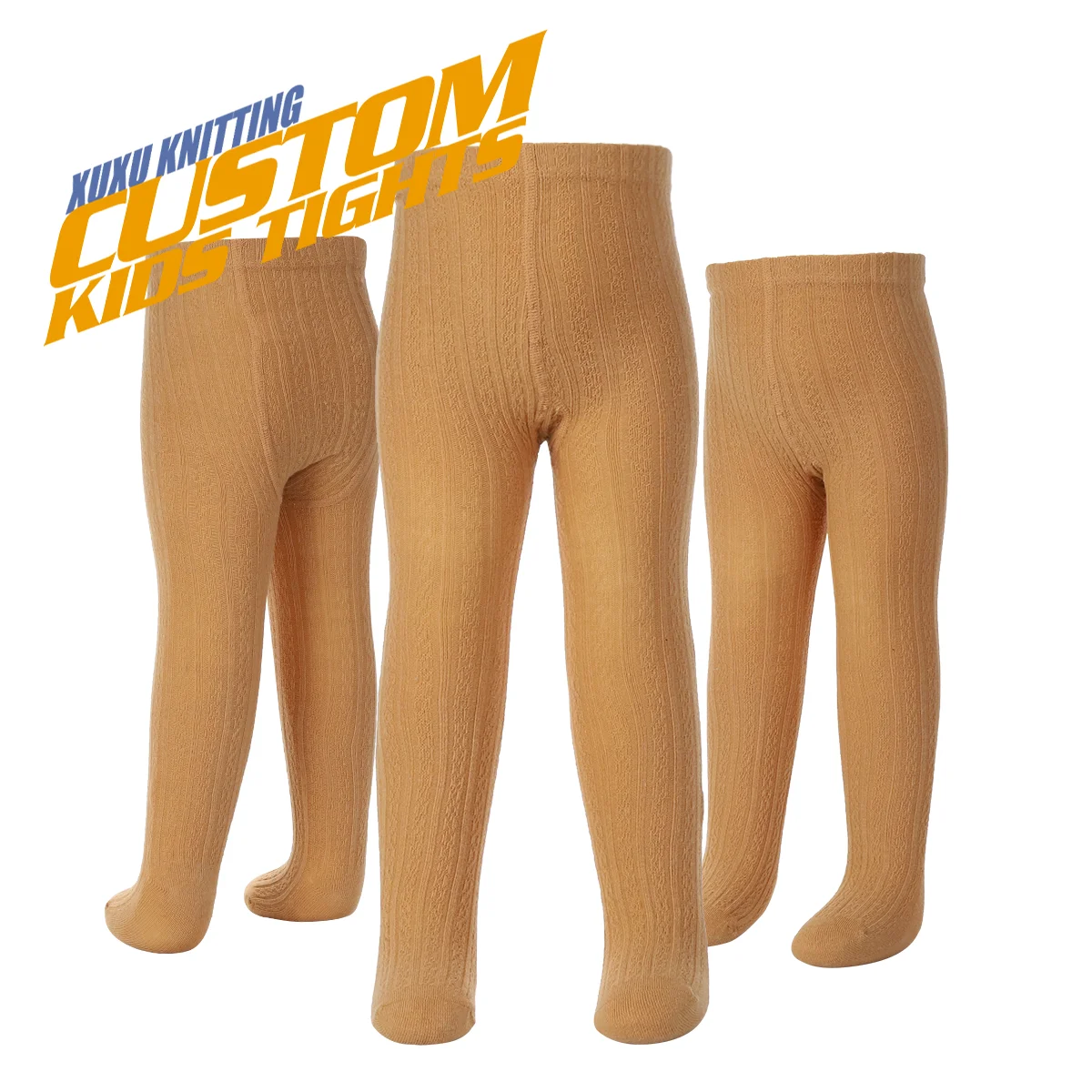 Китайский поставщик, зимние теплые леггинсы для маленьких девочек, вязаные колготки для детей