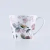 Love Token Themed Print Low Cup 4 Pcs Set