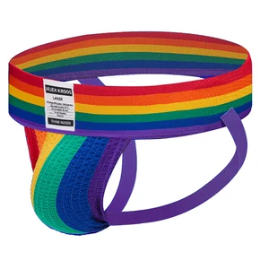 AK Nylon Cotton Spandex Mens Sexy Underwear with Pouch Breathable Men Custom Underwear Sexy Low-rise Custom logo Jockstrap Man