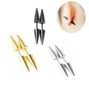 Tragus Piercing Spike Ear Stud Ring Women Stainless Steel Earring Tragus Cartilage Body Piercing Jewelry