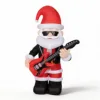 Customized sunglasses for Santa Claus bassist