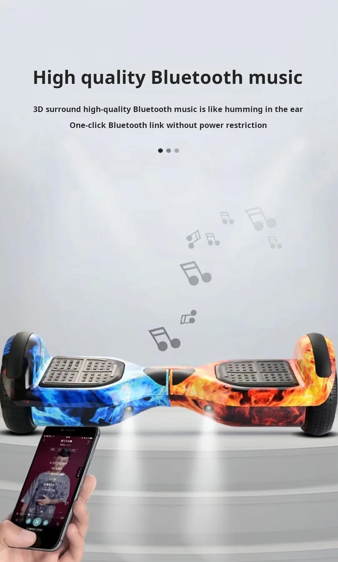 Hoverboard Bluetooth Self Balancing Scooter Anti-Slip Grip Pads