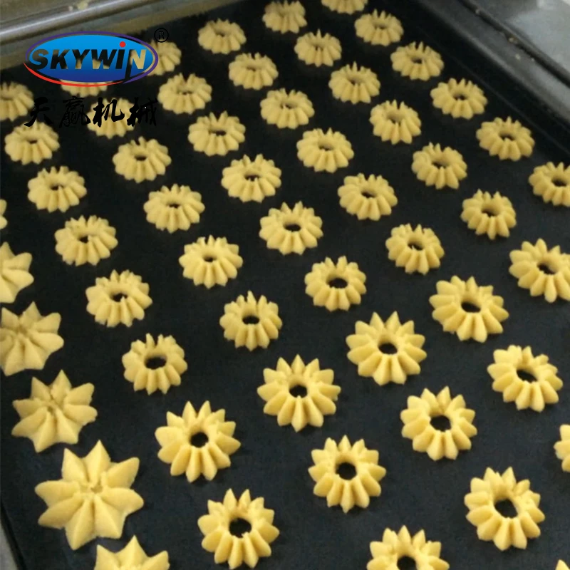 Semi Automatic Nylon rubber Conveyor Cookies Dough Machine Snack Food Factory