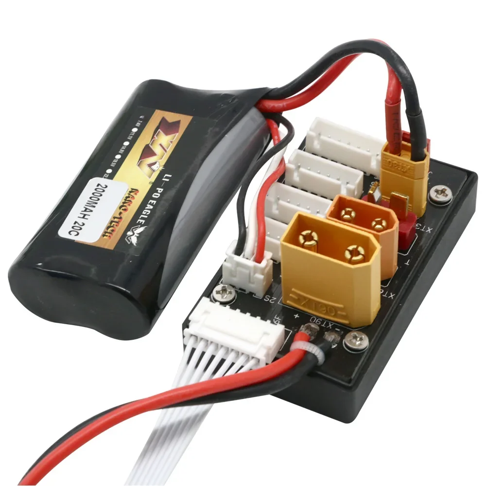 XT30 XT60 XT90 JST T Connector Lipo Battery Charger 2-6S Parallel
