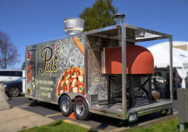 Pizza Trailer - Mobile Food Truck with Fully Equipped Kitchen