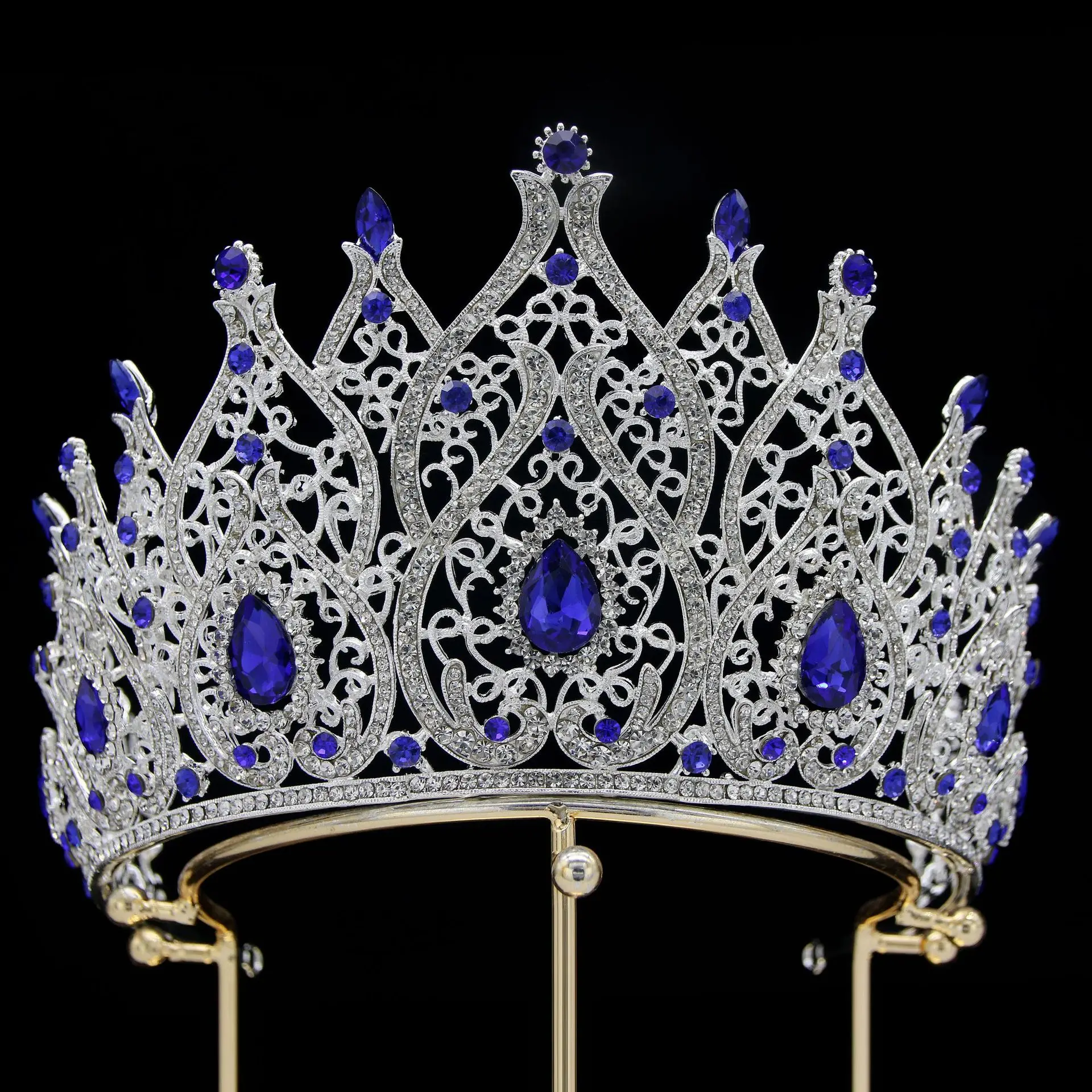 Rose Bessie 2023 New Design Tall Tiara and Crowns for Miss