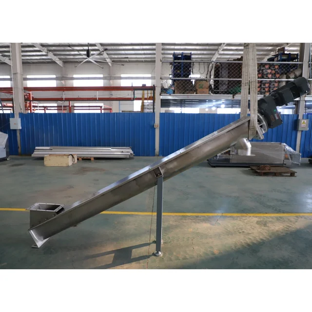 Specialized Plant Customized Stable Commercial Grain Screw Conveyor Feeder for Food Processing Lines 2