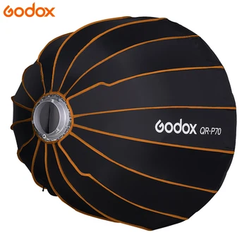 Godox Softbox Accessories QR-P70 70CM Quickly Release Parabolic Deep Softbox for Video Light Bowens Mount Studio Flash detail image