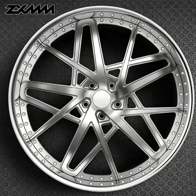 Forged Custom Wheel 2 / 3PIECE 24 Inch Rims 5 114.3 5x120 5x127 24x10 Wheels 6x139.7 17 18 20 22 24