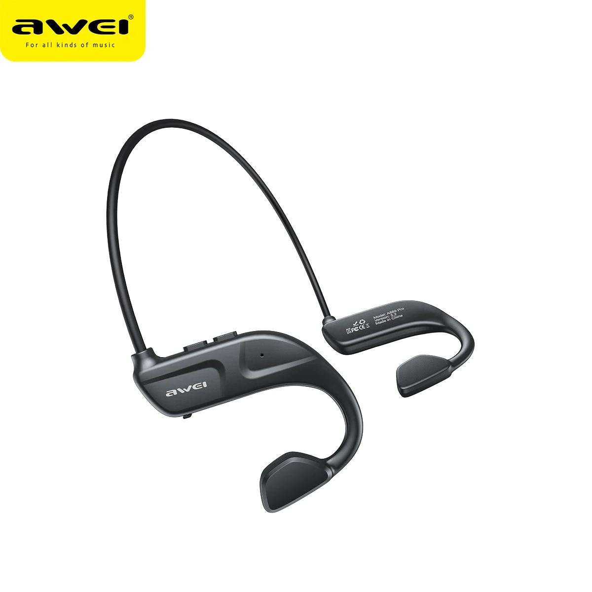 A889 Pro Bone Conduction Earphones - Waterproof & Wireless