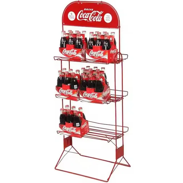Custom Soda Mineral Water Cola Display Rack