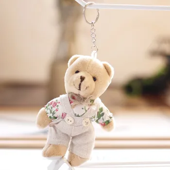 Customized GM top sale 2022 new design teddy bear keychain gummy bear plush toy keychain