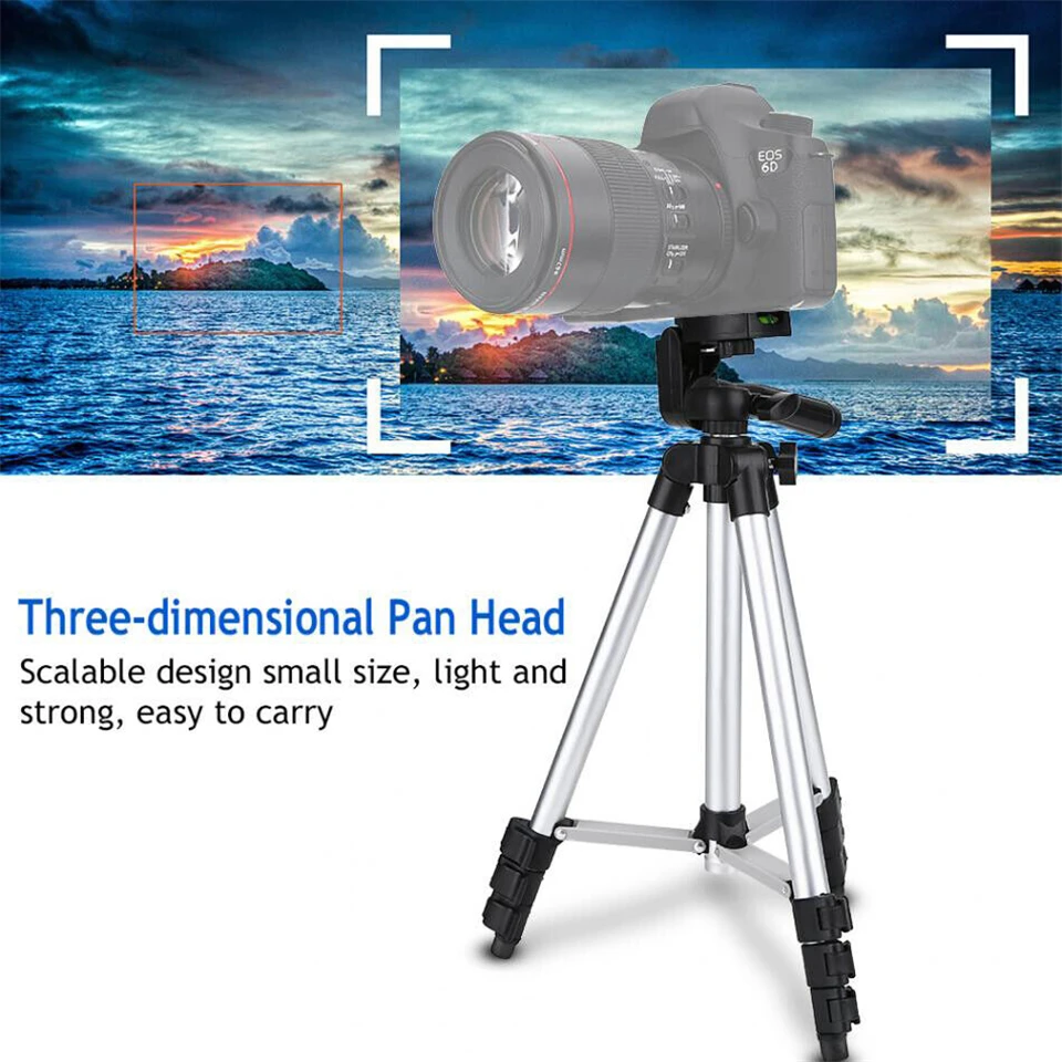 Universal Travel Camera Tripod Stand Holder Mount 3110 3120 Phone Tripod Aluminum Travel Tripod Par For Phones Canon Nikon