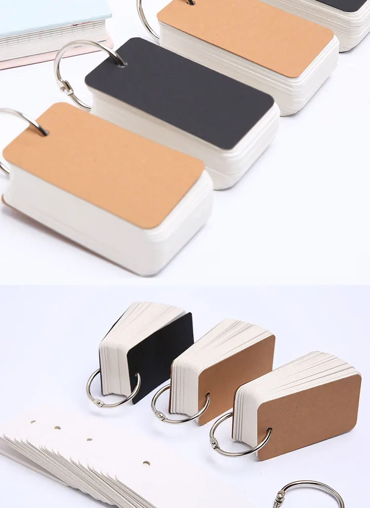 flash card binder SHANGRLA 3x5 Index Holder Binder, 90 Card Sleeves, Holds 180 Cards durable material PATIKIL 3x4 Index Card Holder