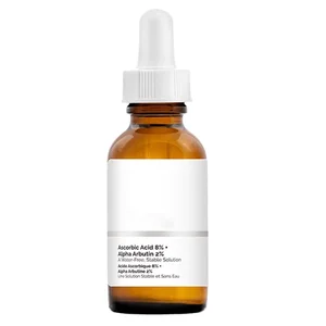 Professional 30ml Facial Serum with Alpha Arbutin 2% HA Niacinamide 10% Zinc 1% & Vitamin E Targeted for Face Humectante