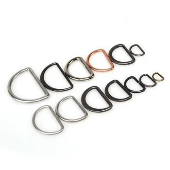 custom made metal metal d ring for handbags