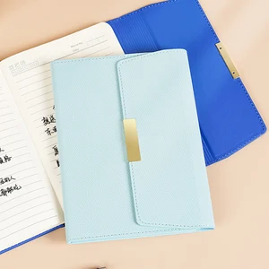 Gift Box with Pen and Ustick Hardcover Notebook with Magnetic Buckle PU Leather Notebook