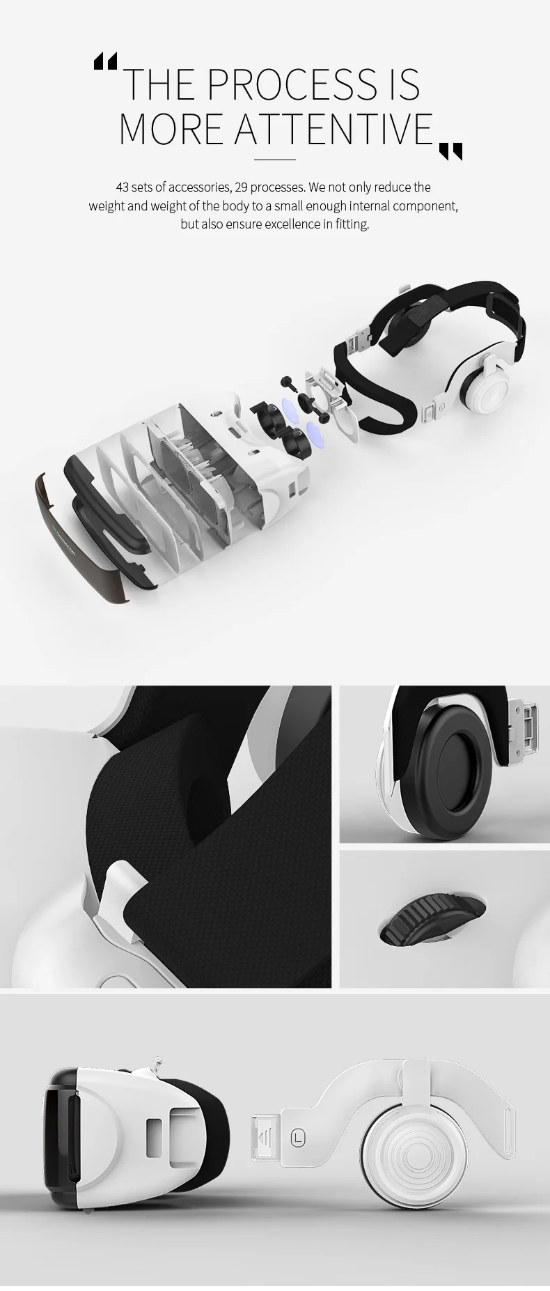 Shinecon VR-casco de realidad Virtual para teléfono inteligente, gafas 3D para Smartphone, auriculares, binoculares para videojuegos con lente