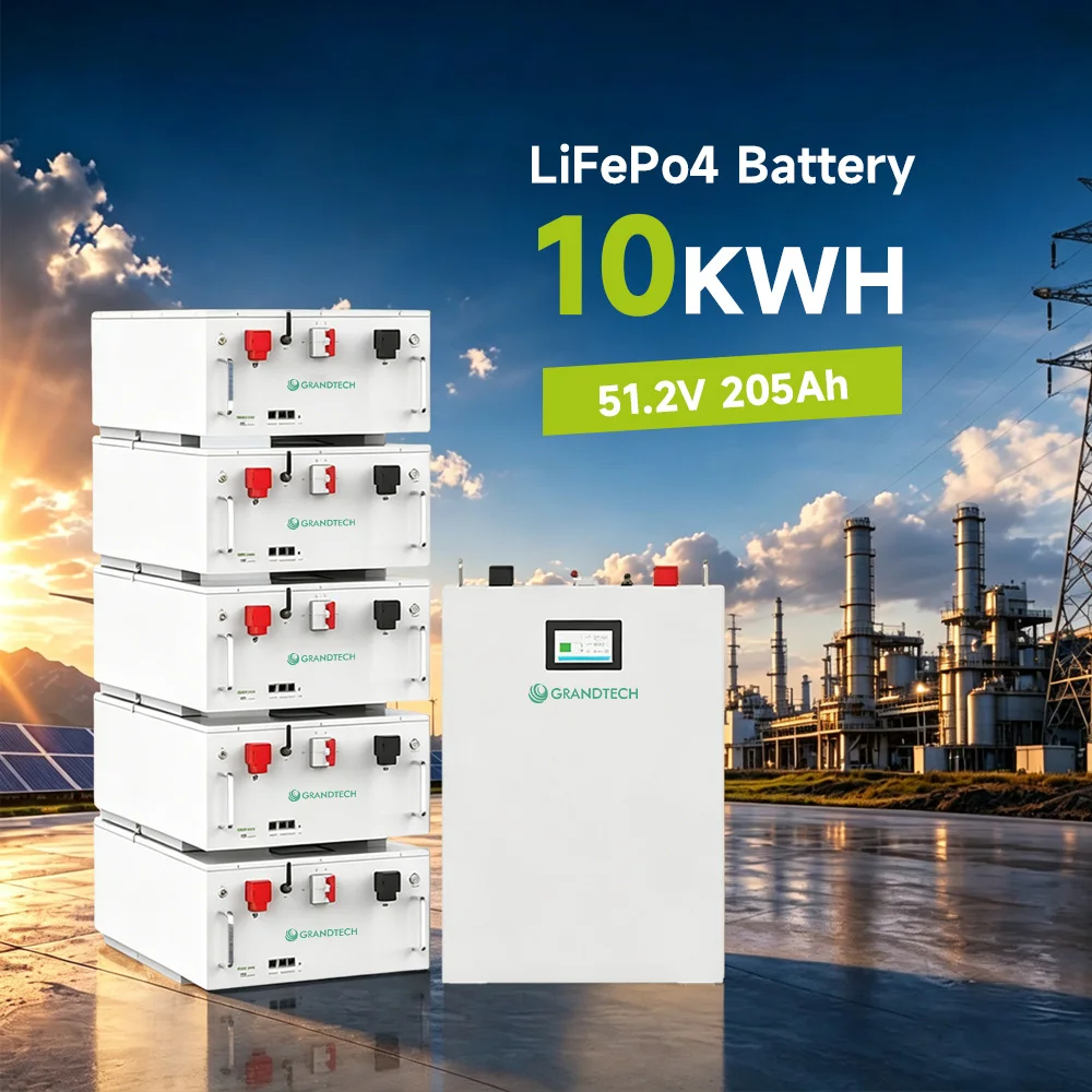 48V Multi-Protocol Communication LiFePO4 Battery 51.2V 10kWh 15kWh 20kWh Compatible with Growatt Srne Victron Inverters