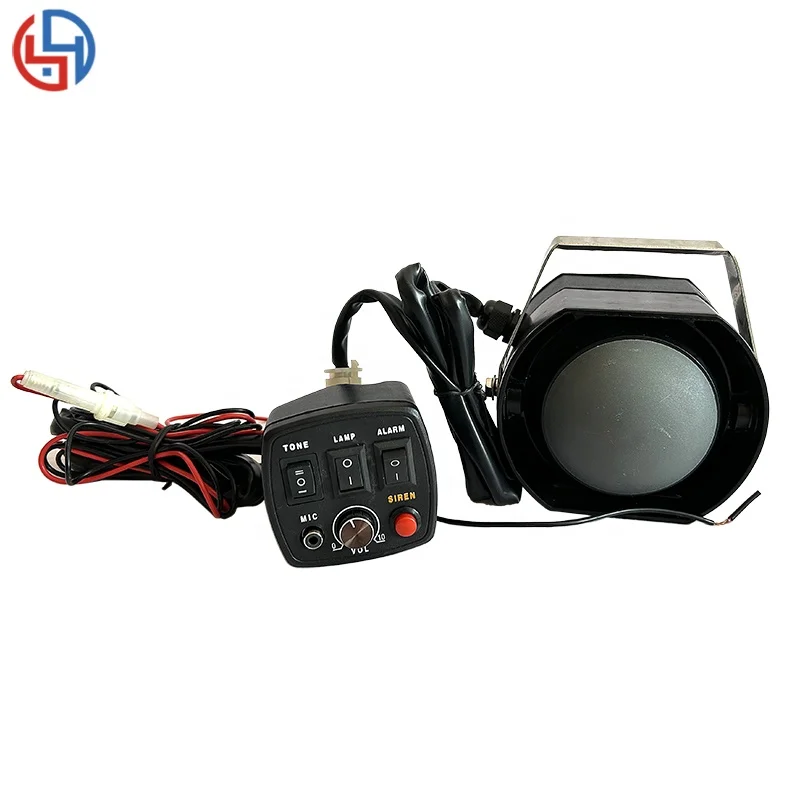 3 Tones 40W Motorcycle Warning Siren Complete Waterproof Motorcycle Speaker Siren Dc12v 24v Motorcycle Siren and Speaker