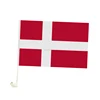 Denmark car flag