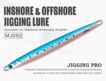 CHEERY 60g 80g Saltwater Fishing Inshore Jigging Hard Lead Casting Metal Slow Pitch Jigs Lures for Kingfish Pesca – Metal Jig – view 5