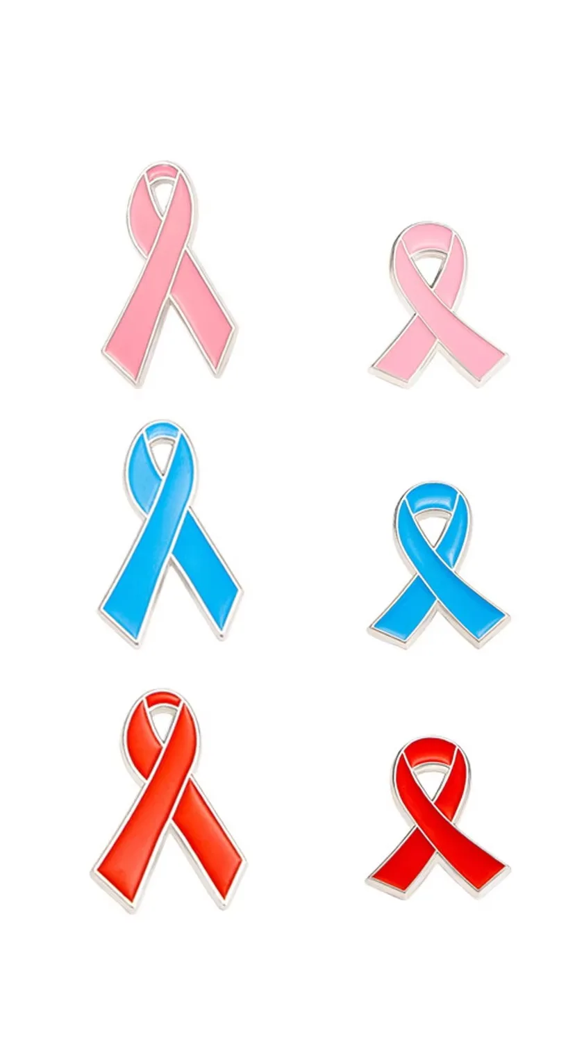 Colorful Ribbon Hope Buttons Bulk Set For Cancer Support Cancer ...