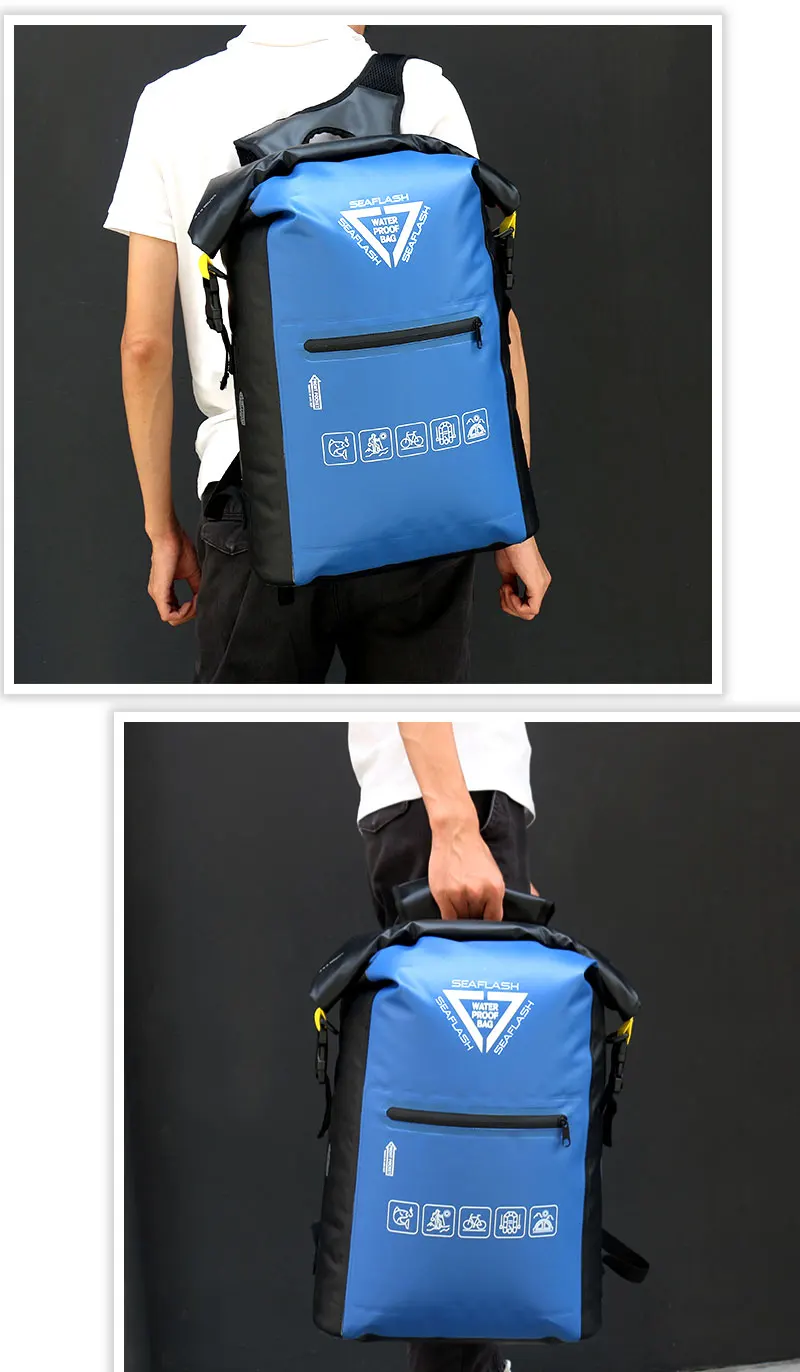 Factory Custom Waterproof Durable Rolling Backpack with Magnetic Stripe Stylish Waterproof Backpack