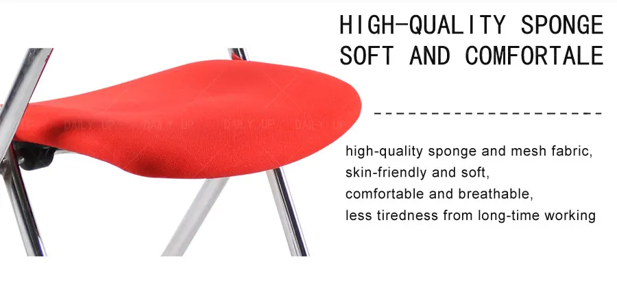 Folding Training Chair With Castors Folding Conference Chair With Wheels Fixed Meeting Chair