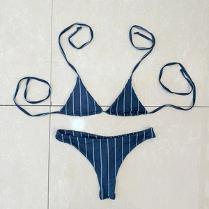 Brazilian Cut Breathable Spandex/Polyester Quick Dry 3-Piece Swimsuit Set Halter Bikini Floral Print Custom Cover Straps Sexy