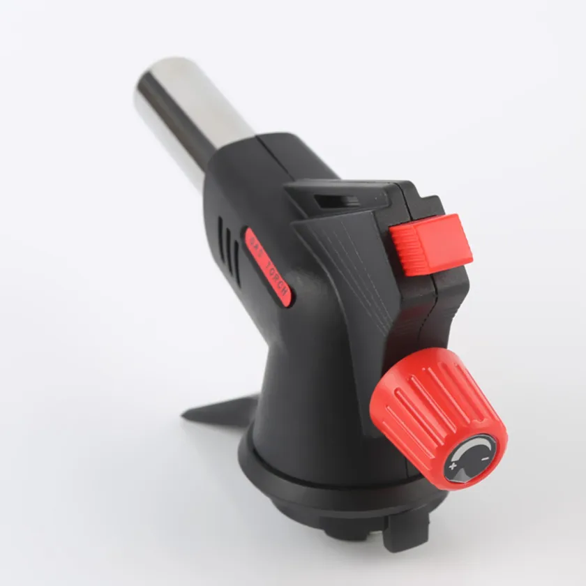Torch Lighter Spray Gun Butane Two Flame Smoking Cigar Lighters Metal Torch Flame  Jet Flame Torch Lighter