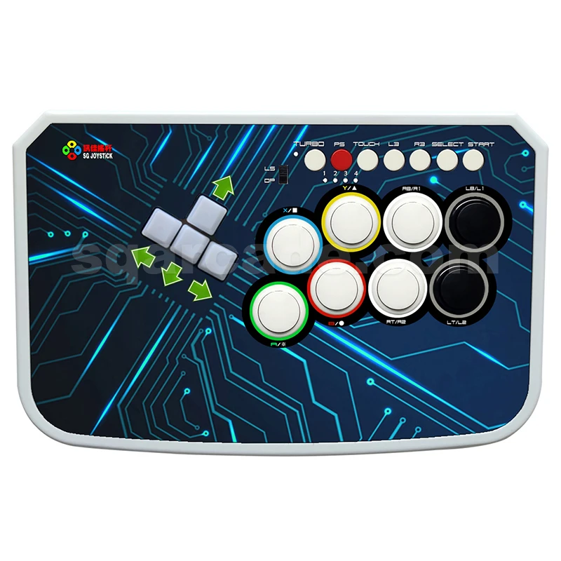 Arcade Fighting Game Joystick for PC Wad Hitbox Style Arcade Game Console Stick Fight Game Controller Button