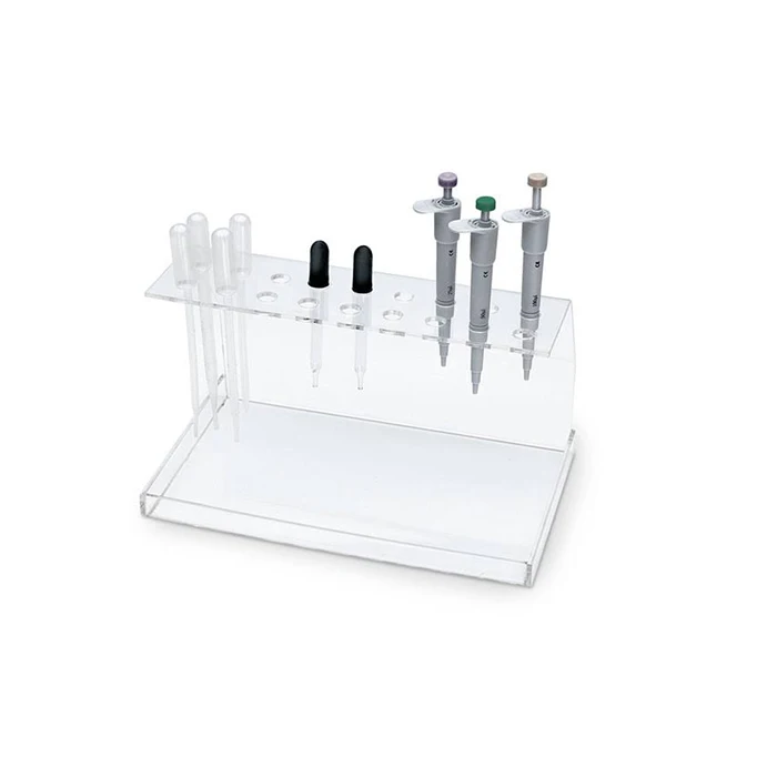 Support Pour Tubes à Essai En Acier Inoxydable - 12 Trous De 0,75 Pouce, 3 Niveaux, Pour Laboratoire