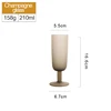 verre à champagne gris