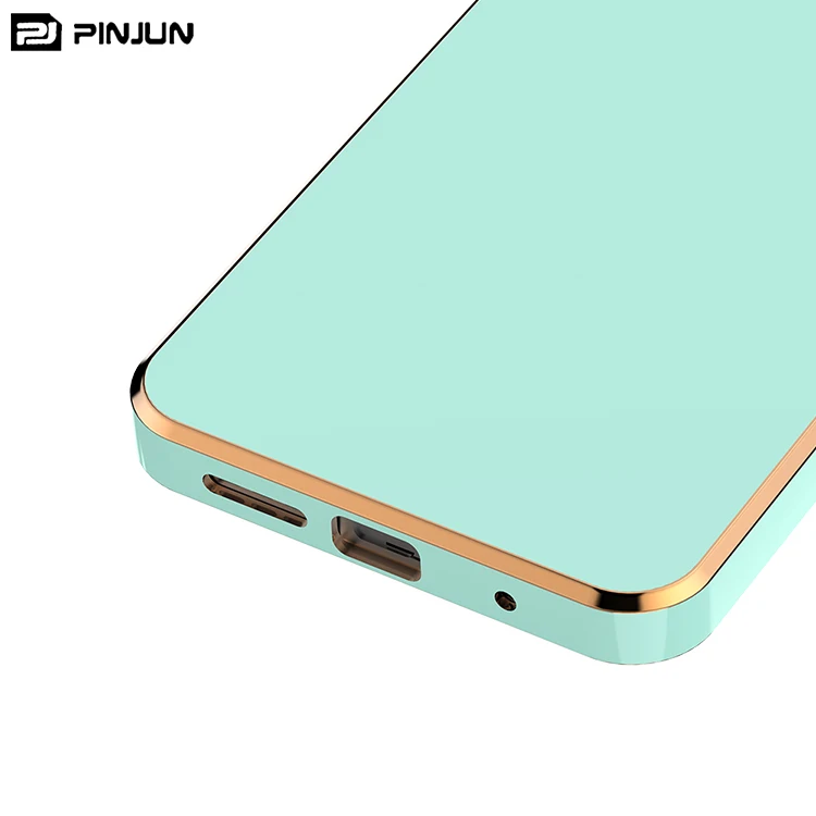 Creative 6D Solid Color Plating Frame Mobile Phone Cases for Xiaomi Poco M3 M5s M5 M4 F4 X4 GT Back Cover Camera Protection Case
