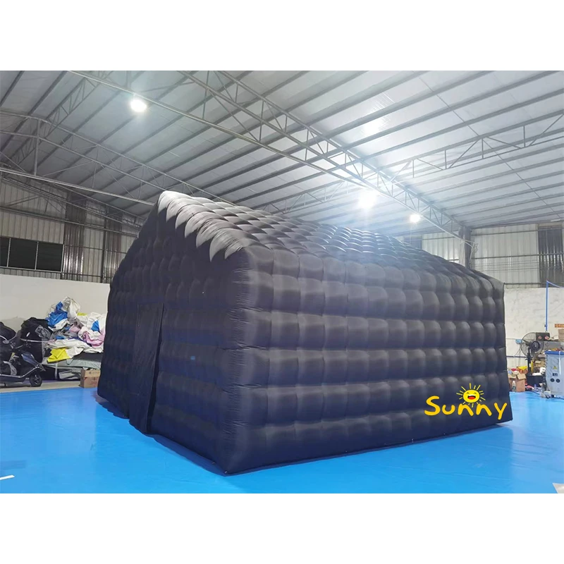 20FT Black Portable Inflatable Night Club Disco Mobile Inflatable Party Tent
