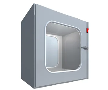 Design Stainless Steel Modular Clean Room System New Lab Interlocking Transfer Pass-Through Box Window Hospital Retail